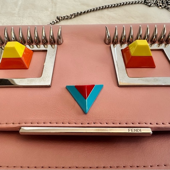 Fendi Vitello Century Hypnoteyes  Wallet on Chain - Picture 5 of 13